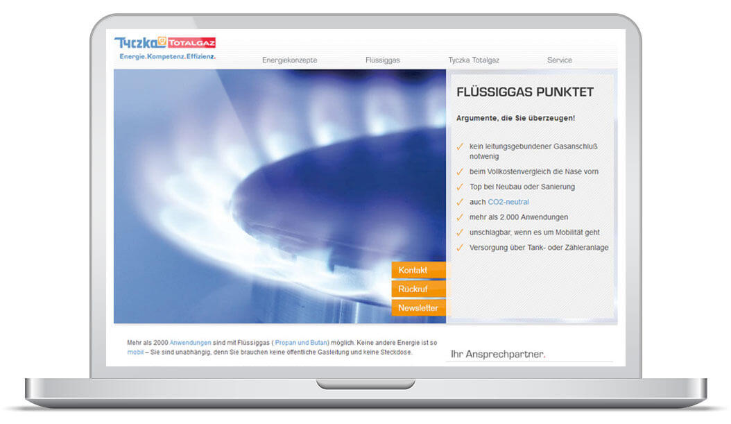 Tyczka-Totalgaz-GmbH-Landingpage-Fluessiggas