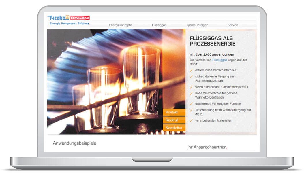 Tyczka-Totalgaz-GmbH-Landingpage-Prozessenergie