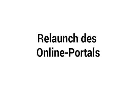Relaunch des Online-Portals